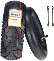80/65-6 Tire & Inner Tube Electric Scooter 10 Inch Thick Pneumatic E-Bike Tyres