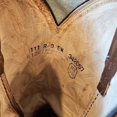 Dan Post Brown Leather Vintage Western Cowboy Boots Mens Size 9 RARE!