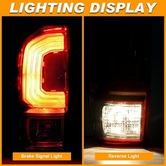 Tail Light Rear Lamp Compatible with 2016-2023 Toyota Tacoma Left Driver Side Ta