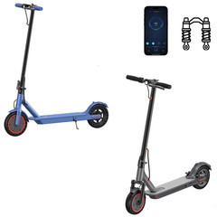 AOVOPRO Electric Scooter, 350W NO/ Dual Shock Absorber Foldable E-SCOOTER 19MPH