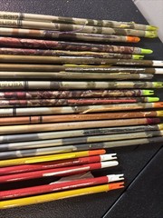 Easton XX75 Camo Hunter Break Up Gamegetter & Various Used Shafts 4 Wood