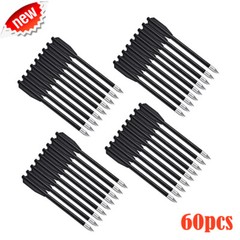 60pcs Crossbow Bolts 6.3″ Targeting Arrows Pistol Mini Crossbow 50-80lbs Black