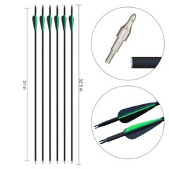 12 Mixed Carbon arrows hunting target arrows bow down bow long bow reverse bow
