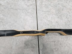 Bear Archery Black Bear Glass Powered Vintage Recurve Bow Brown 45lbs. 60in.