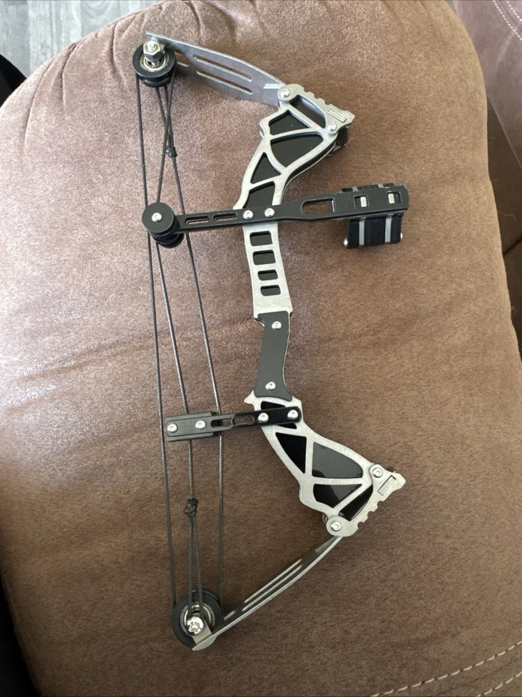 9.5″ Mini Compound Bow Kit with 12 Arrows for Target Shooting and Archery