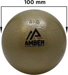 Amber Athletic Gear Cast Iron Shot Put for Track & Field Training,Color May Vary