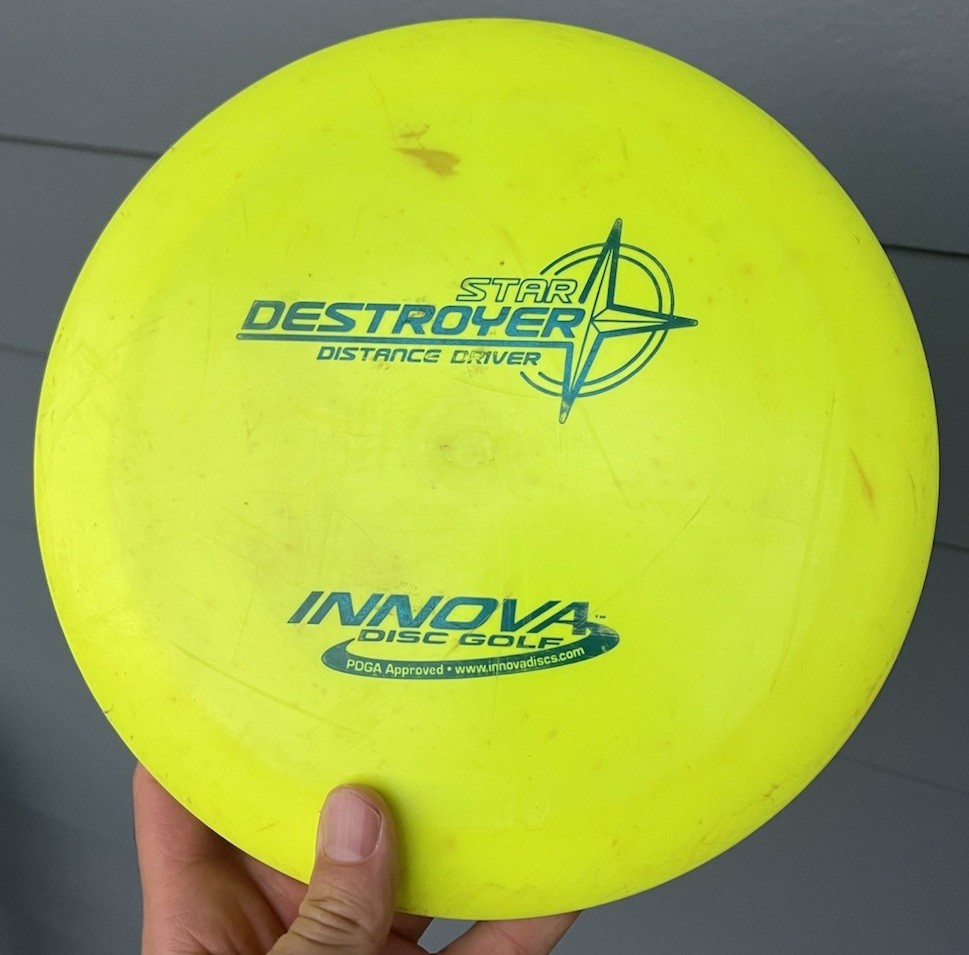 Innova PFN Star Destroyer Penned/Pat#s (*D) Yellow 171g Blue Foil OOP 💎RARE💎