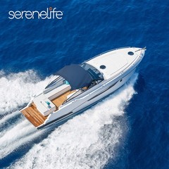Serenelife Waterproof Boat Bimini Top Cover-79-84W 3 Bow Bimini Top Canvas Sun