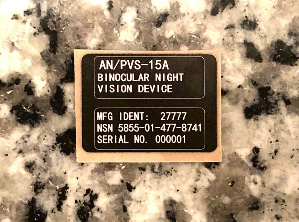 AN/PVS 14 and 15 Custom UID Tags