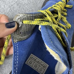 La Sportiva Blue Yellow Cliff Climbing Shoes Rock Outdoor Men’s US 9.5