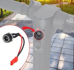 Coaxial 5.5 mm OD, 2.5 mm ID Charger Port fits GOTRAX GXL V2, XR Elite and Rival