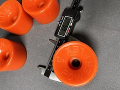 Vintage NOS Powerflex 5 ORANGE 🍊 Skateboard Wheels 1970’s oj sims juice road