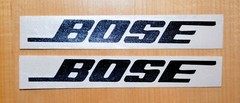 BOSE Permanent Adhesive Indoor/Outdoor Decal Stickers (Black) 5.5 in. long -2 pc