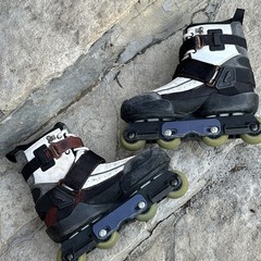 Vintage K2 King 55 Aggressive Inline Skates Blades Skate US Mens 8 Rare