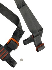 BLACK DIAMOND Gray VARIO SPEED CHEST HARNESS Rock/Wall Climbing Gym ONE SIZE New