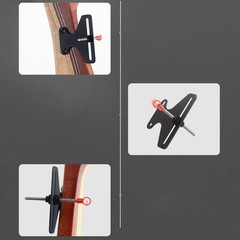 1 Pin Recurve Bow Sight T Shape Calibrated Sight Easy To Install Practice Target