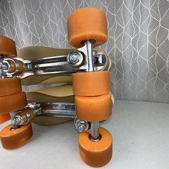IMPALA Roller Skates Quad Women’s Size 11 Mimosa Indoor Tan Orange Derby Skates