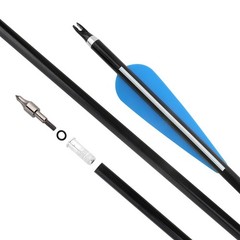 AMEYXGS 12 Pack 30 Inch Archery Aluminum Arrows Spine 300 Hunting Arrows Targ…