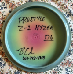 RARE NEW Prostyle Z-1 Hyzer Multi-Color, Hi-Test Resin, 176g by Lightning Discs