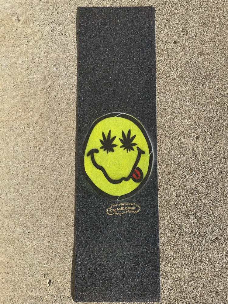 Mob Skateboard Grip Tape Nirvana Happy Face Yellow Disorder 420 Jessup Grizzly