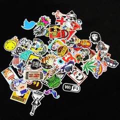 200Pcs Random Skateboard Stickers Bomb Vinyl Laptop Luggage Decals Dope Lot Cool
