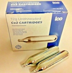 20 CO2 12g NT cartg NON-THREADED C02 paintball air-soft BB GUN 2 boxes of 10