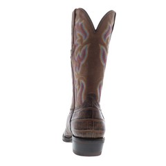 Dingo Gator Print Leather DI-128 Mens Brown Leather Cowboy Western Boots