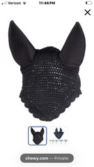 Horse Ear Bonnet Silent Ear Net Crochet Bonnet Cotton Ear Covers Sound- size P