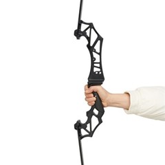 54″ Archery Takedown Recurve Bow Carbon Arrows Rest Bow Sight Sets Adult Hunting
