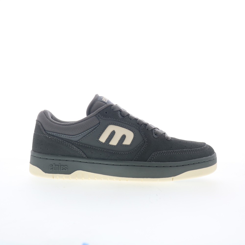 Etnies Loot 4101000584021 Mens Gray Leather Skate Inspired Sneakers Shoes