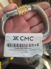 CMC Rescue Pro Steel Carabiners Rope Rescue NFPA G Rated High Angle Screw Lock