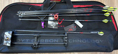LH Hoyt Archery Carbon RX-1 REDWRX LOADED Bow 28-31” 60-70lb CASE/ARROWS