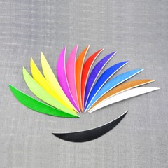 50pcs 5″ Archery Arrow Turkey Feathers Natural Fletches LW DIY Shaft Hunting