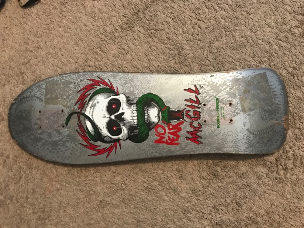 1990 POWELL PERALTA MIKE MCGILL SKATEBOARD DECK VINTAGE RARE NOT A REISSUE