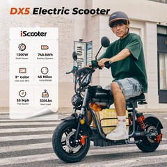 Electric Scooter Adult 1500W Motor 35MPH Speed 45Miles Range E Scooter with Seat