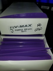 V-Max 5″ Vanes 150 Pack Arrow Fletchings 9 Color Choices yellow, orange, purple,