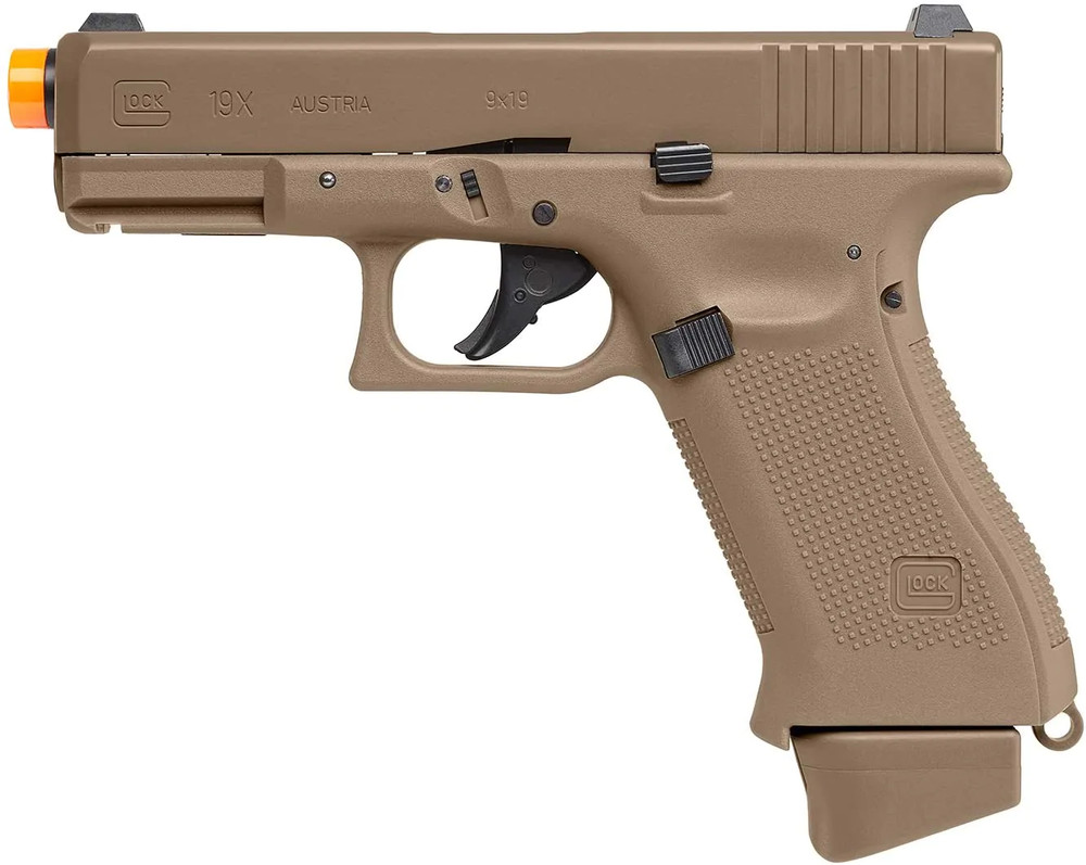 Refurbished Umarex Glock 6MM Airsoft G19X CO2 Half Blowback Gen 5 Pistol Coyote