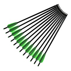 6/12pcs 18-20in Crossbow Bolts Aluminum Arrows Archery Hunting Outdoor Shooting