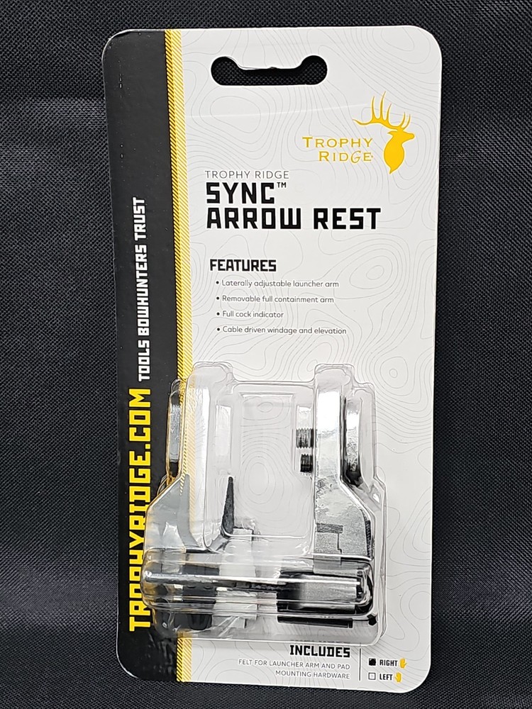 Trophy Ridge Sync Arrow Rest Right Handed Model# ARE310R
