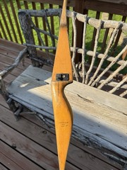 Vintage 1967 Bear Archery Cub Recurve Bow 62” 28# Right Handed