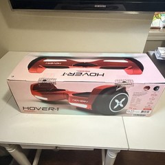 Hover-1 Rebel Kids Hoverboard with LED Headlight, 6 MPH Max Speed – Red