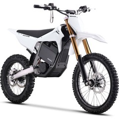MotoTec Electric Dirt Bike Pro 72V 8000W 19/16 White MotoTec Bike