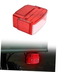 Red Tail Light Housing for Kawasaki Mule, 1PC Rear Brake Stop Lamp Cover Tail