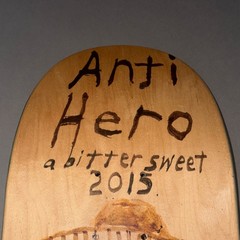 Rare ANTI HERO GRANT TAYLOR A BITTER SWEET 2016 SKATEBOARD DECK DLX