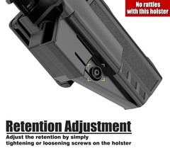 Level 3 Duty Holster for Glock 17 Glock 19 Gen 1 2 3 4 5, Glock 23 Glock 22 3…