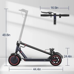 Adults City Commute Electric Scooter, 10″ 500W 22Mph E-Scooter APP 22Miles Range
