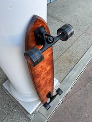 Lucid 45″ Longboard Skateboard Fish Tail Complete Skate Made in California NEW