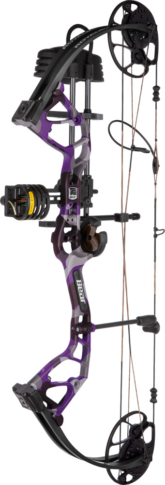 Bear Royale RTH Package RH 50lb Fred Bear Twilight/Black