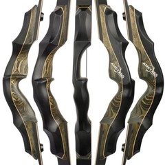 62″ Archery Recurve Bow 20-55lbs Takedown 16» Technology Wood Target Hunting RH