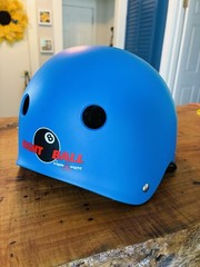 Skateboard Bmx Helmet Eight Ball By Triple Eight Hombre Blue Youth 20.5” X 22”